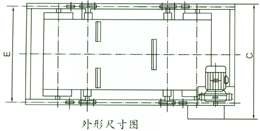 RCYD(C)自卸式永磁除铁器外形尺寸图